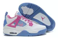 femmes basket jordan air jordan4-white blue,nike jordan original